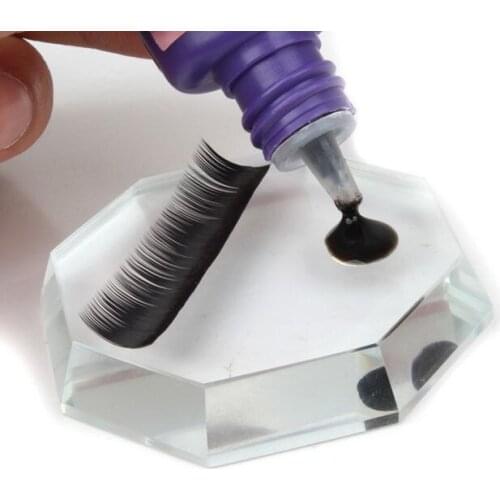 Navina Health Crystal Glue Holder Adhesive Pallet Stand for Fake Eyelash Extensions Makeup Tools