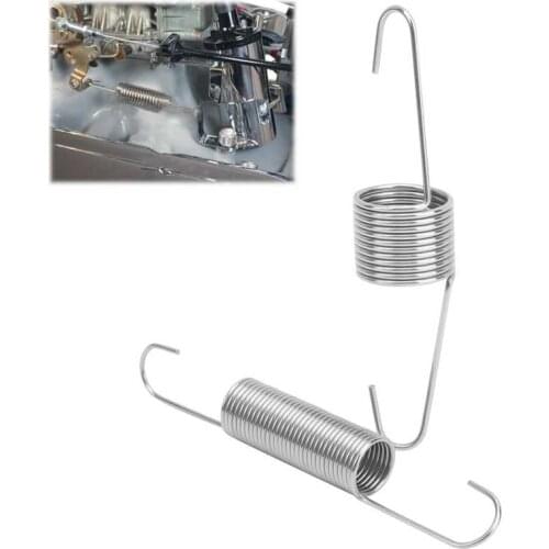 Throttle Return Spring Bracket with Dual Springs Kit Stainless Steel Chrome Fit for Chevy Engines Car accessories