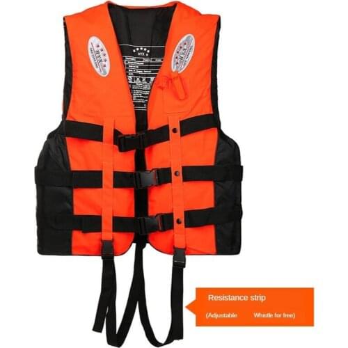 Polyester Jacket Children Adult Life Jacket Swimming Boating Ski Rafting Life Jacket With Whistle M-Xxl Size Sports Life Jacket