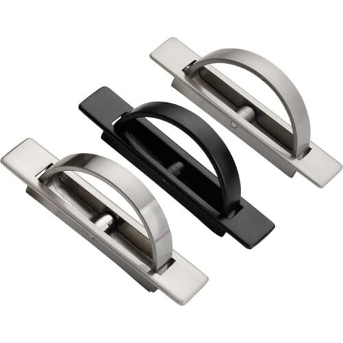 Rotating Hidden Handle Recessed Tatami Handles Rotate Floor Cabinet Concealed Sliding Door Handles Furniture Hardware Fittings