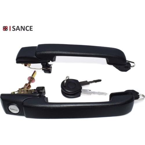 ISANCE Rear Front Outside Door Handle 1H0837207C For VW Golf GL III TDI Jetta Cabrio GTI VR6 GLX 1993 1994 1995-1997 1998 1999