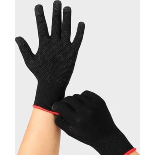 28EA 2pcs Hand Cover Game Controller for PUBG Sweat Proof Non-Scratch Sensitive Touch Screen Gaming Finger Thumb Sleeve Glove