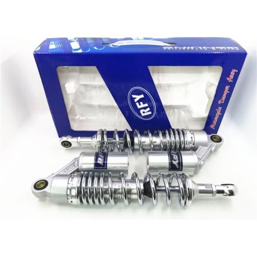 340mm 7mm spring Motorcycle rear shock absorber for cb400 99-11 vtec 92-98 sf xjr400 Dirt Bike Gokart Quad MOTO silver color