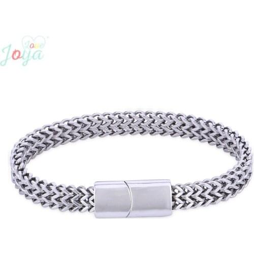 Badu Charm Men Stainless Steel Bangles Jewelry Gifts Fashion Punk Antique Chain Mens bracelet