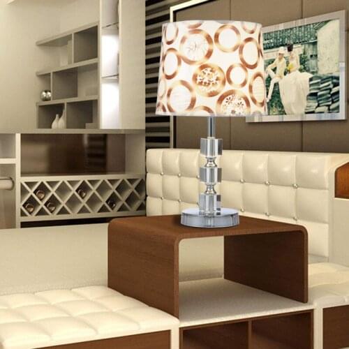 Free Shipping Modern Simple Crystal Table Lamp Beside Lamp For Living Room Creative Decorative Lamp Bedroom Bedside Study Lamp