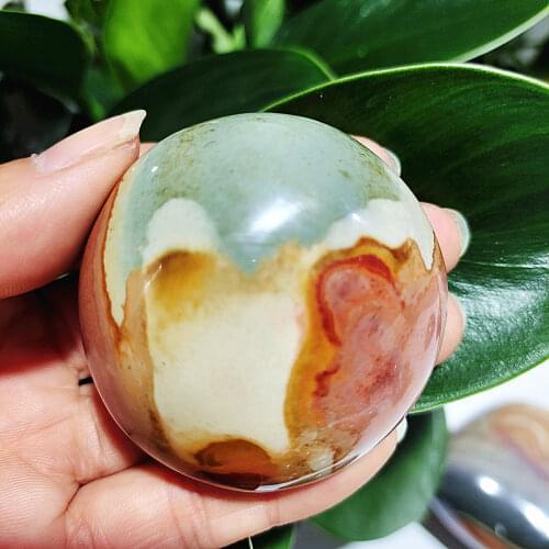 Natural stone Marine palm healing crystals Decorative collection stones and crystals