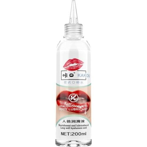 Fruit Flavor Lubricant Large Capacity 200ml Human Body Lubricating Oil Sexual Oral Sex Anus Adult Masturbation Water Soluble