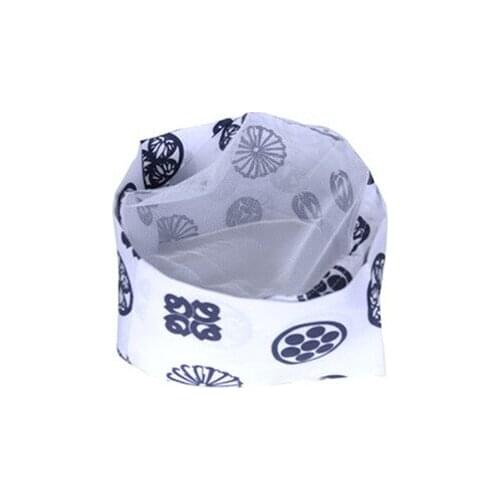 Japanese style sushi hat chef hat cuisine sushi working hat headscarf sushi clothing hat Chef Headwrap Skull Caps for Restaurant