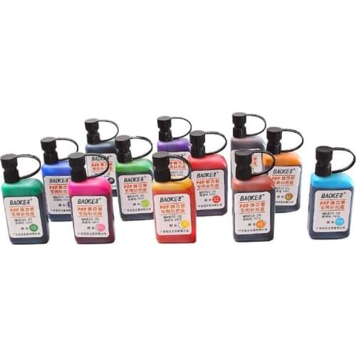 Baoke Paint Ink for POP Markers 25ml Alcohol Based Waterproof