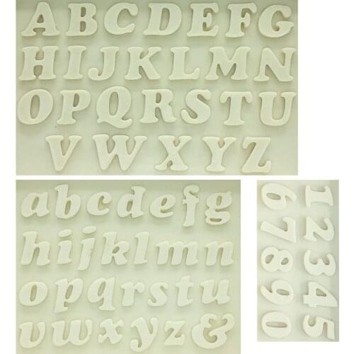 M0179 Sugarcraft Letter/Number silicone mold fondant mold cake decorating tools chocolate mold Kitchen baking mould