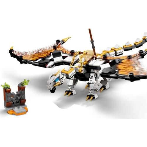 2020 New ninjago-Series Master Wus Fighting Flying Dragon Compatible with 71718 goING Building Blocks Childrens Toys