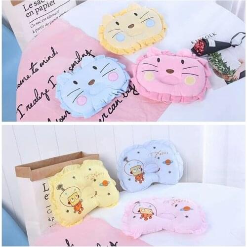 NewBorn HB Baby Nursing Pillow Infant Newborn Sleep Support Concave Cartoon Pillow Printed Shaping Cushion Prevent Flat Head