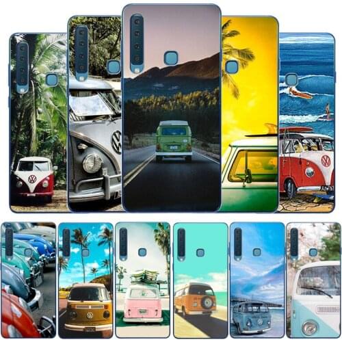 Combi Van Surf Silicone phone case For Samsung A3 A5 A6 A7 A8 A9 plus A10 A20 A30 A40 A50 A70 A80 soft Cover