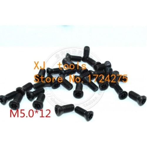 Free Shipping 50Pcs M5*12 Insert Torx Screw for Replaces Carbide Inserts CNC Lathe Tool
