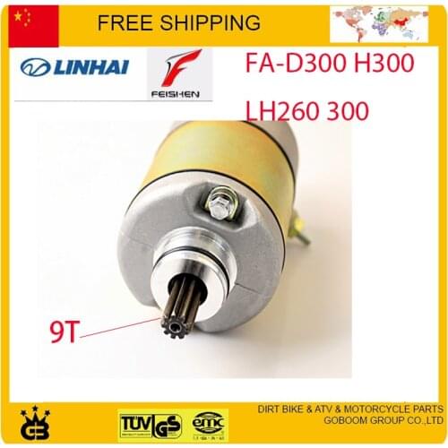 Feishen linhai FA-D300 LH250 LH300 YP260 start motor starter electric atv quad motorcycle accessories