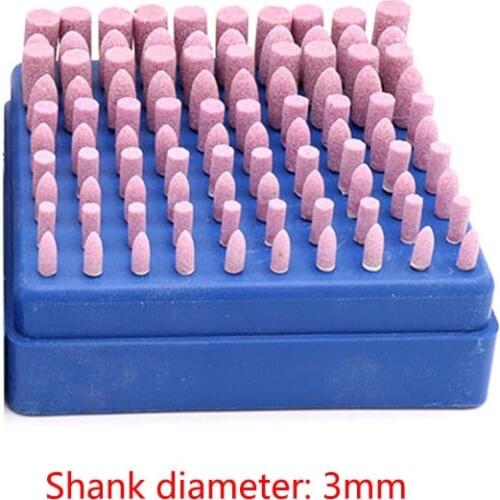 100pcs/set Abrasive Mounted Rotary Electric Drill Bit Grinding Stone Wheel Head Tools Accessories