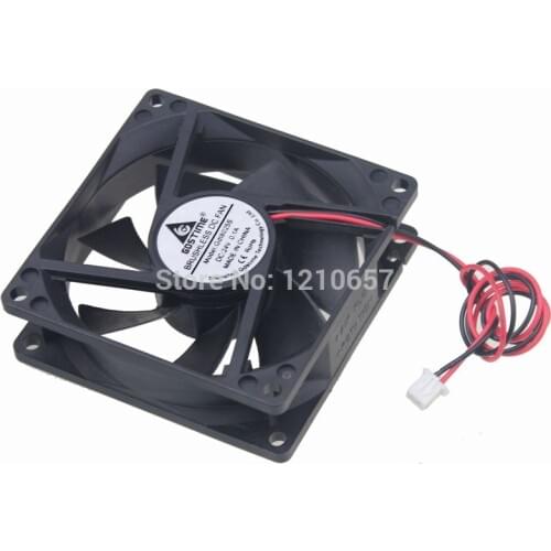 50 Pieces LOT Gdstime 8025s Plastic Black 80mm 8cm 80x25mm DC 24V 2P Air Cooler Cooling Fan