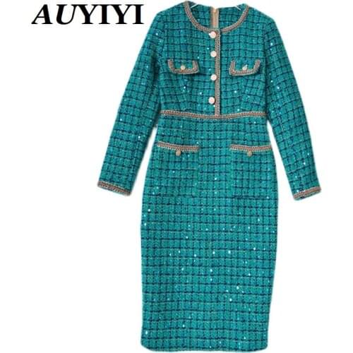 AUYIYI Fashionable Wrap Dresses