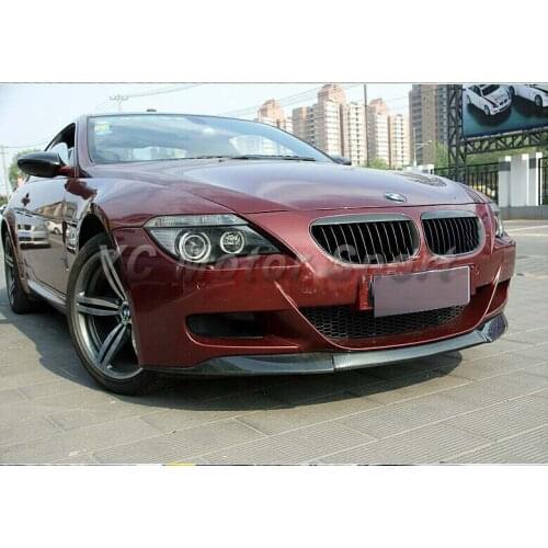 Car Accessories Carbon Fiber VRS Style Front Lip Fit For 2007-2010 E63 E64 M6 Front Bumper Front Splitter Car-styling