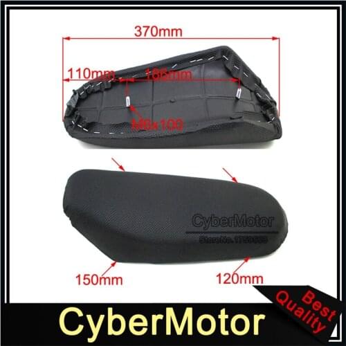 Black Foam Seat Assembly Cushion Pad For Mini Moto Dirt Pocket Bike 47cc 49cc Coolster QG-50