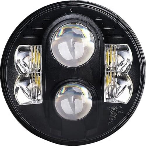 Hotsale Auto 12v 80w 7" 7inch Motorcycle Car Round Led Projector Headlight for Jeep Wrangler Truck