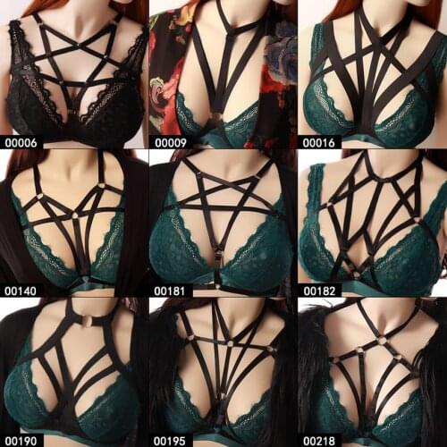 Goth harness Garters