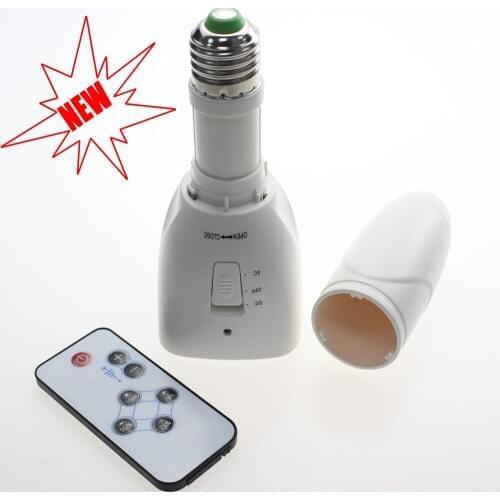 2016 new arrival rechargeable flashlight emergency lighting extendable lamp E26/E27 base with dimmable remote