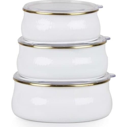 They Ac KITCHEN XAP-011581 Qualita Hüma pcs Set storage 14-16-18 white