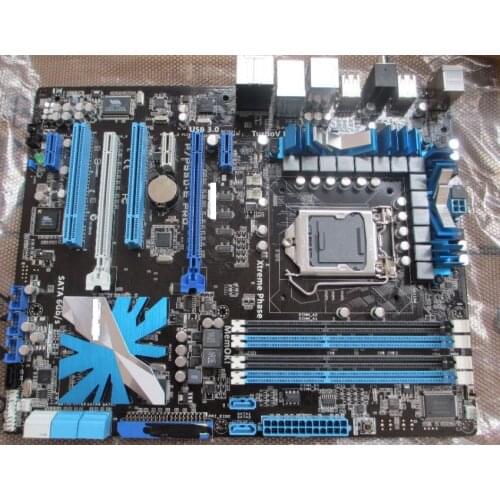 Original motherboard ASUS P7P55D-E Pro DDR3 LGA 1156 16GB for i3 i5 i7 cpu p55 desktop motherboard Free shipping