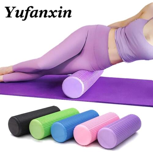 30CM Yoga Foam Roller Block Pilates Foam Roller EVA Muscle Roller Self Massage Tool for Gym Pilates Yoga Fitness Gym Equipment