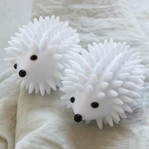 Floating Pet Fur Catcher Laundry Lint Hair Catcher for Washing Machine Hedgehog Shape Drying Ball Household Cleaning Tools