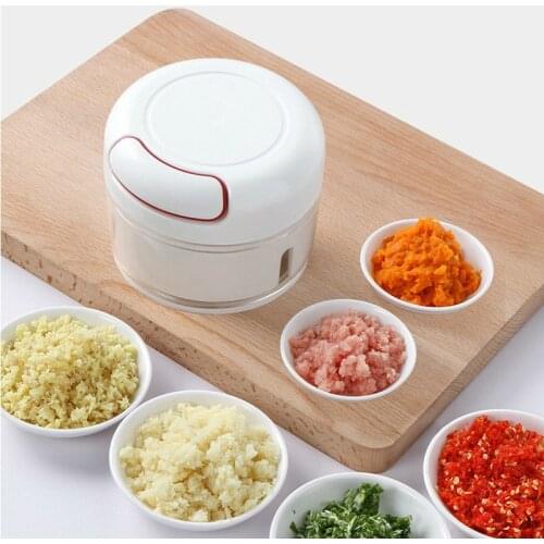 Hand Pull Ginger Garlic Crusher Manual Garlic Mincer Chopper Chili Garlic Press Masher Fruit Vegetable Tools Kitchen Gadgets