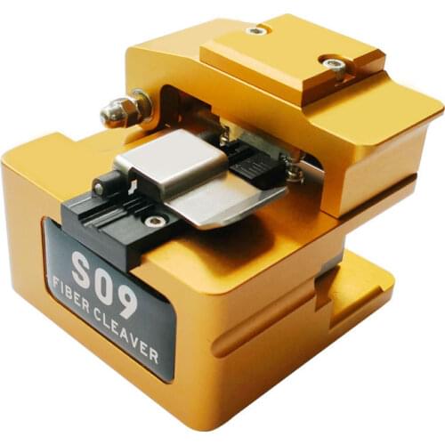 High Precision S09 Fiber Cleaver Hot-melt Optical Fiber Cutting Knife Fiber Optic Cleaver Fiber Cutter with Dust Bin