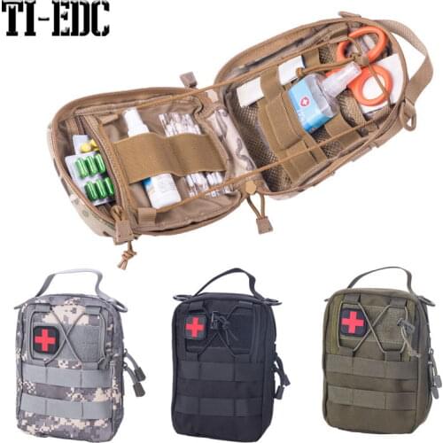 Tactical Medical Pouch MOLLE First Aid EMT Utility Pouch Airsoft Hunting 1000D Nylon First Aid Bag