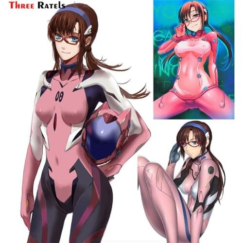 Three Ratels F332 Mari Makinami bodysuit For passat b5 Funny Car Stickers on Motorcycle Suitcase Home Decor Phone Laptop Covers