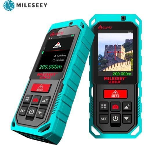 Mileseey Outdoor Laser Distanc Meter With 4x Zoom Laser Measurement Distance With Bluetooth Digital Laser Distance Meter
