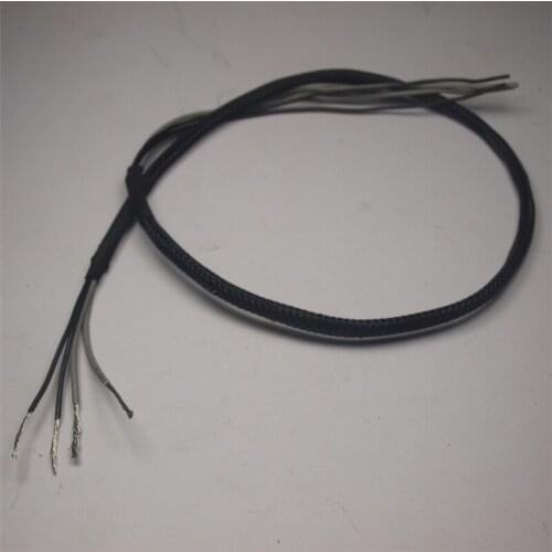 Ultimaker 2 UM2 heated bed cable braided sleeve+AWG12/AWG18 electric wire For DIY 3D printer 70 cm length