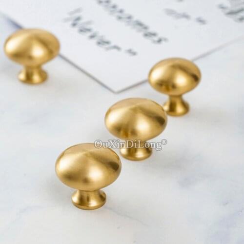 On Stock 10PCS European Solid Brass Cabinet Door Handles & Knobs Cupboard Wardrobe Drawer Kitchen TV Wine Cabinet Pulls Handles