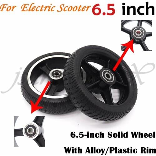 High performance 6.5 inch alloy/plastic hub and tyres wheel for Electric Scooter Smart Folding Electric Longboard Hoverboard