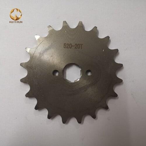 Front Engine Sprocket 520# 20 Teeth 20mm For 520 Chain With Plate Locker Motorcycle Dirt Bike PitBike ATV Quad Parts