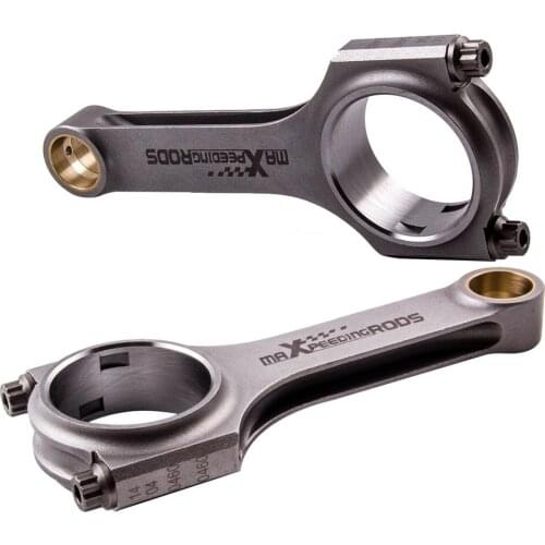 2PCS Conrods connecting Rods for Fiat 500 old Model 2 cylinder 120mm ARP 2000 Bolts 4340 Floating Shot Peen Crankshaft EN24 TUV