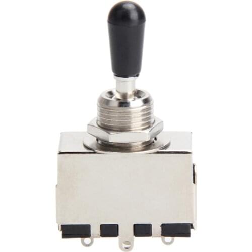 3 Way Chrome Toggle Switch Pickup Fit for Type Electric Guitar Accs