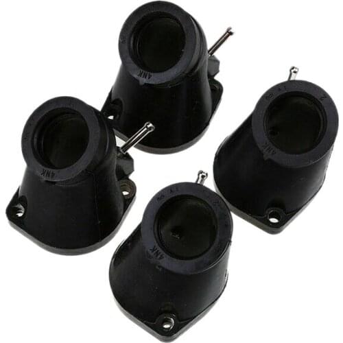 4pcs Carburetor Intake Manifold Boot Joint Adapter Interface for Yamaha Xvz1300 Royal Star Boulevard 1999-2001