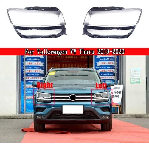 Car Headlight Shell Lamp Shade Transparent Cover Glass Headlamp Lens Cover For Volkswagen VW Tharu 2019 2020 Auto Lamp Case