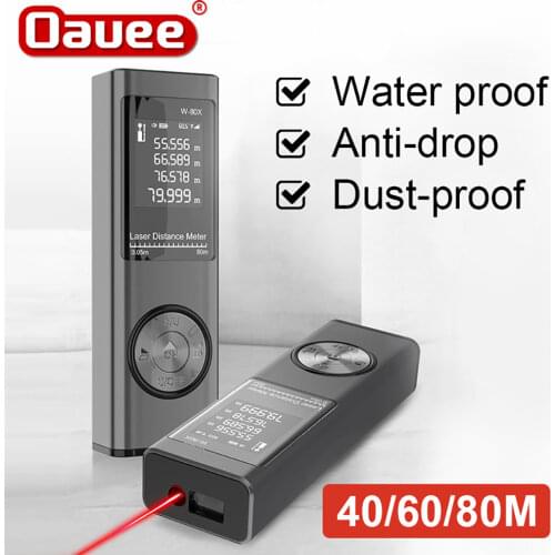 40/60/80M Distance Meter Rangefinder Tape Measure Digital Rangefinder Angle Measure Laser Range Finder rangefinder