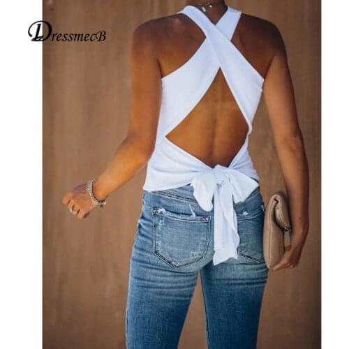 Женские укороченные майки DRESSMECB China At AliExpress