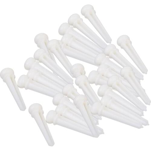 30 White Cattle Bone Endpin Bridge End Pin for Acoustic Guitar High Quality Part