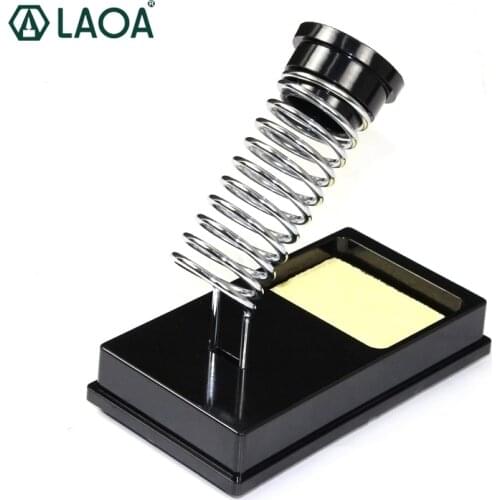 LAOA Soldering Iron Support Stand Station Metal Base Rectangle Stand Holder Base Support Station Safety Protecting Base