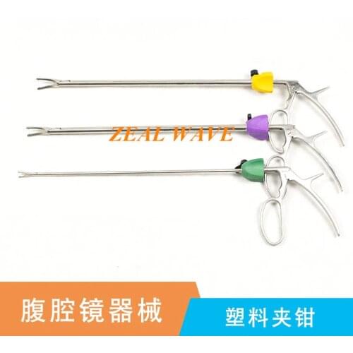 Laparoscopic Instruments Plastic Clamps Clip Appliers Laparoscopic Locking Pliers