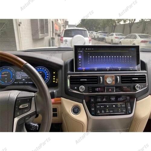 Kukuz 12.3" Android 10 Multimedia DVD For Toyota Land Cruiser LC200 for Lexus LX570 2016-20 Car Radio Video GPS Headunit Stereo